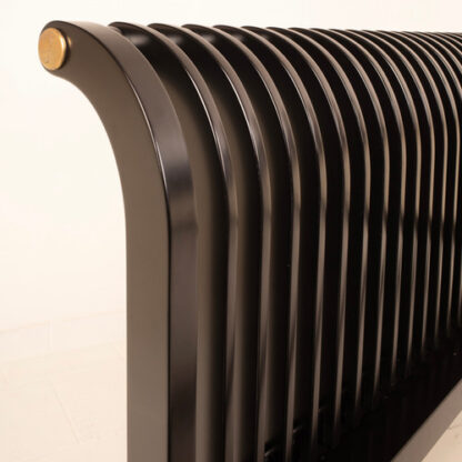 Pierre Cardin bed in solid wood and brass - Image 10