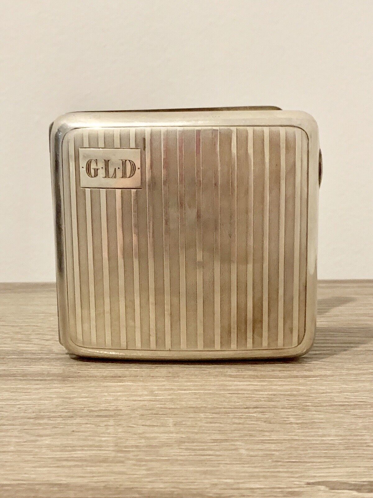 London 1929 - Sampson Mordan Hallmarked Silver Cigarette Case