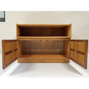 Nathan Squares, Mid Century Teak Compact Sideboard / Cupboard
