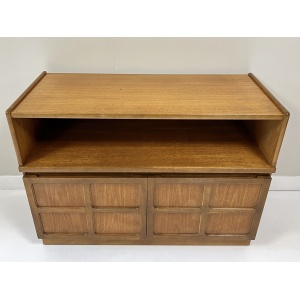 Nathan Squares, Mid Century Teak Compact Sideboard / Cupboard