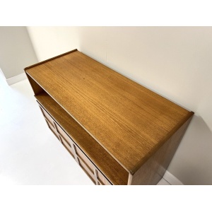 Nathan Squares, Mid Century Teak Compact Sideboard / Cupboard