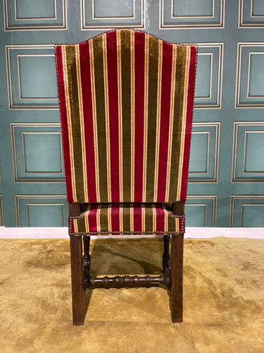 Oak Side Upholstered Side Chair