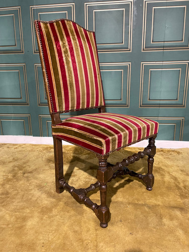Oak Side Upholstered Side Chair