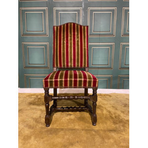 Oak Side Upholstered Side Chair