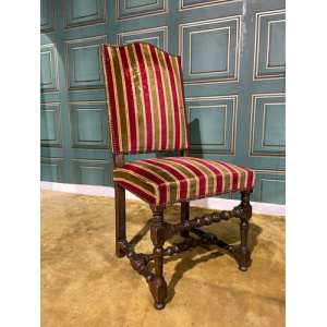 Oak Side Upholstered Side Chair