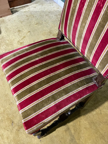 Oak Side Upholstered Side Chair