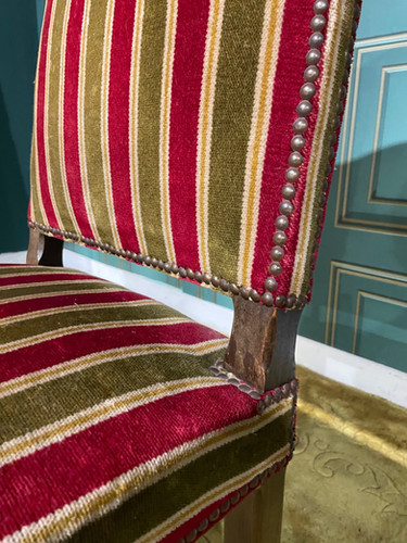 Oak Side Upholstered Side Chair