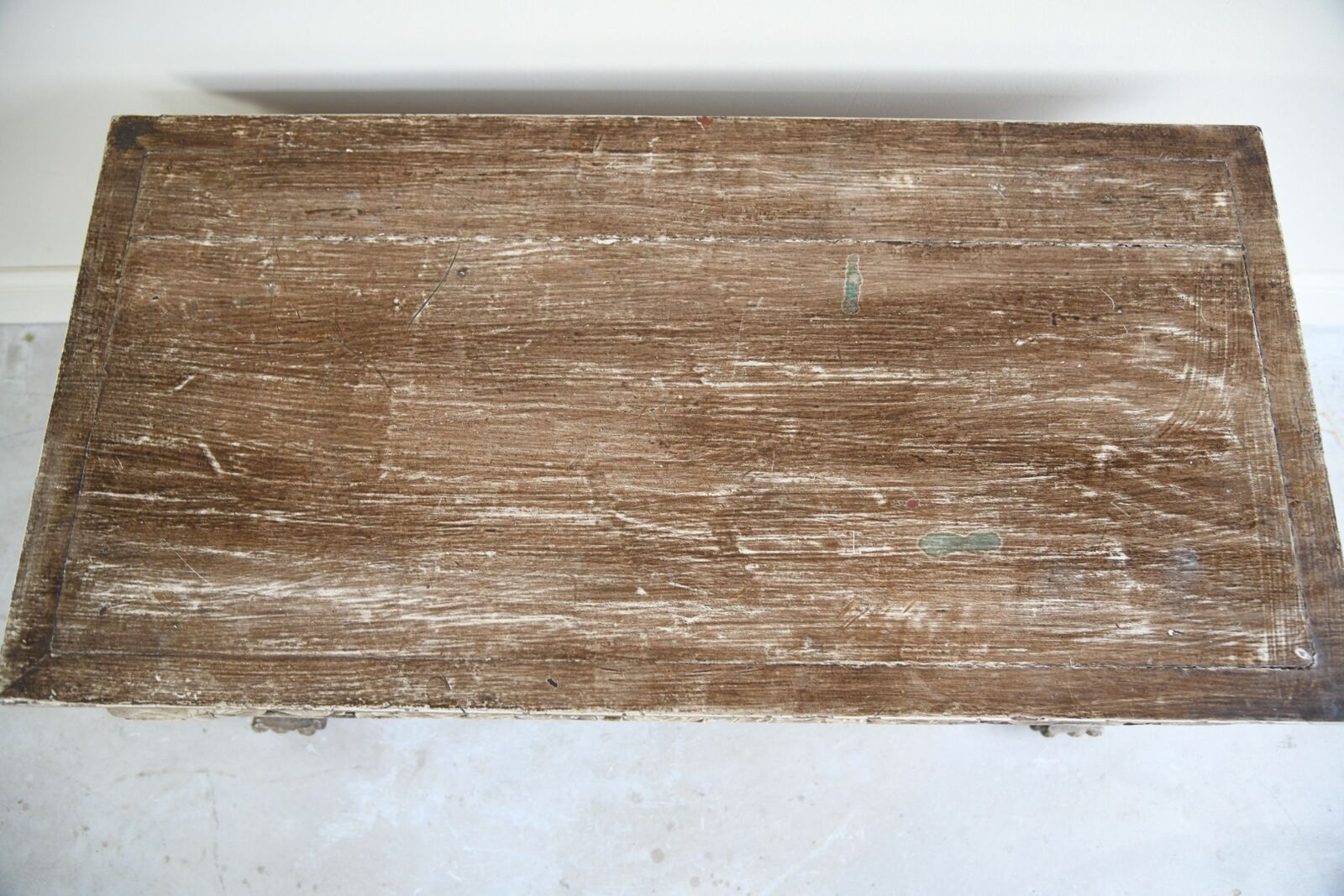 Oriental Jewelled Carved Wooden Coffee Table