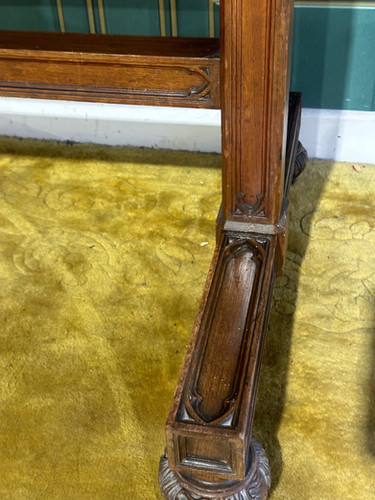 Pugin Style Antique Cheval Mirror