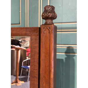 Pugin Style Antique Cheval Mirror