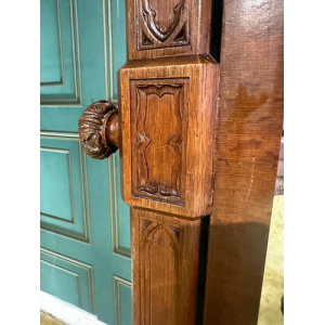 Pugin Style Antique Cheval Mirror