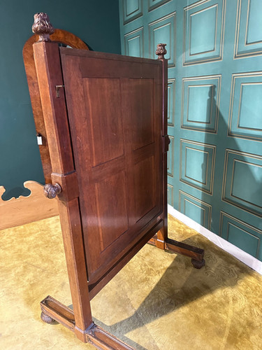 Pugin Style Antique Cheval Mirror