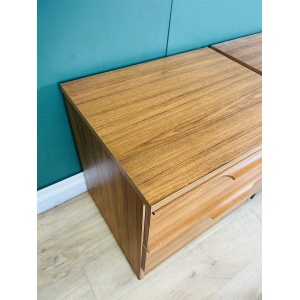 Mid Century Pair Of Two Bedside Cabinets By Austinsuite