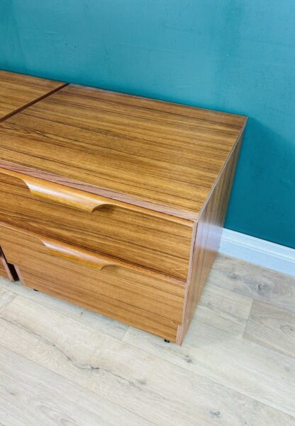 Mid Century Pair Of Two Bedside Cabinets By Austinsuite - Image 6