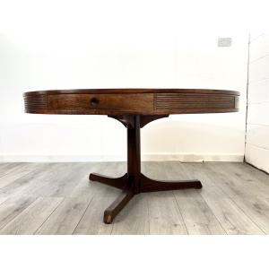 Robert Heritage for Archie Shine, Mid Century Rosewood Drum Dining Table