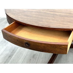 Robert Heritage for Archie Shine, Mid Century Rosewood Drum Dining Table