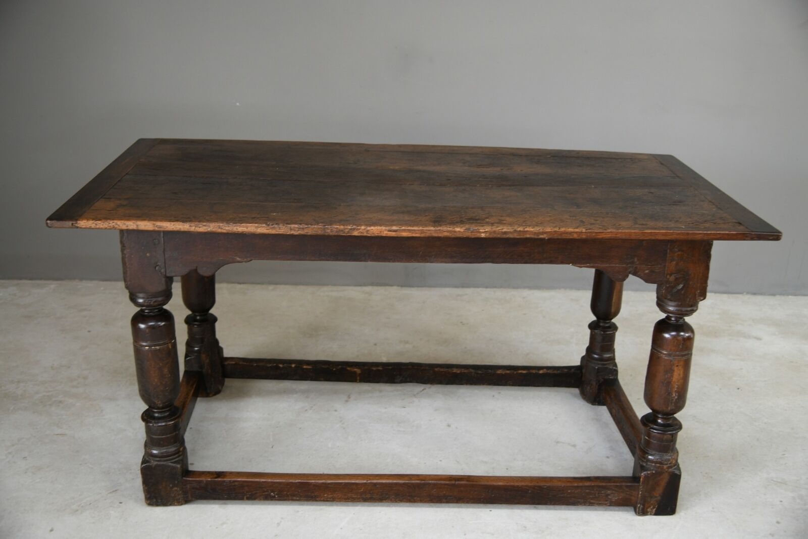Rustic Antique 18th Century Oak Refectory Dining Table