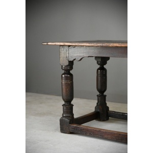 Rustic Antique 18th Century Oak Refectory Dining Table