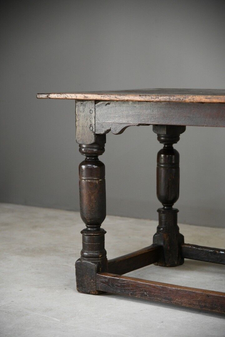 Rustic Antique 18th Century Oak Refectory Dining Table