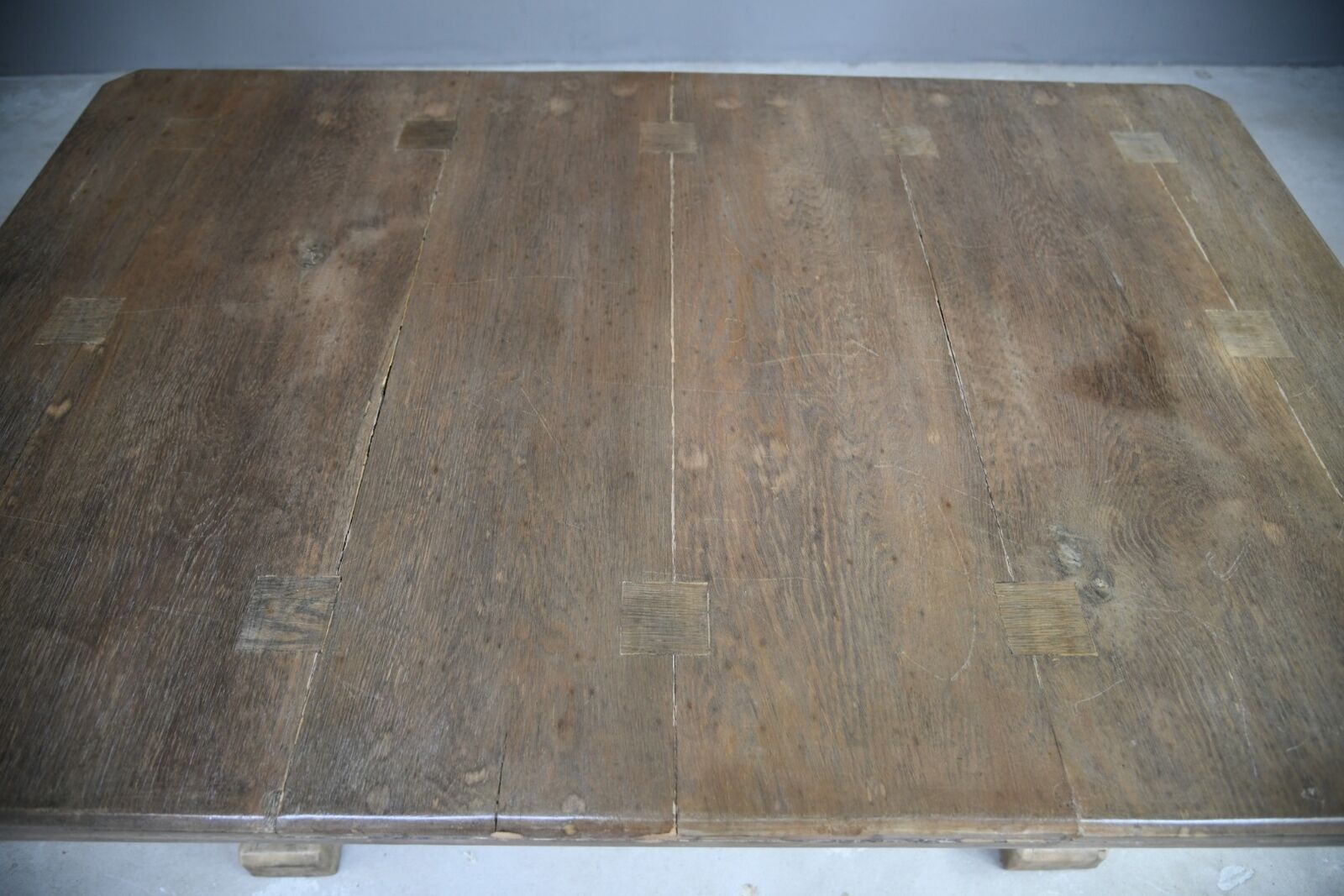 Rustic Oak Rectangular Refectory Dining Table