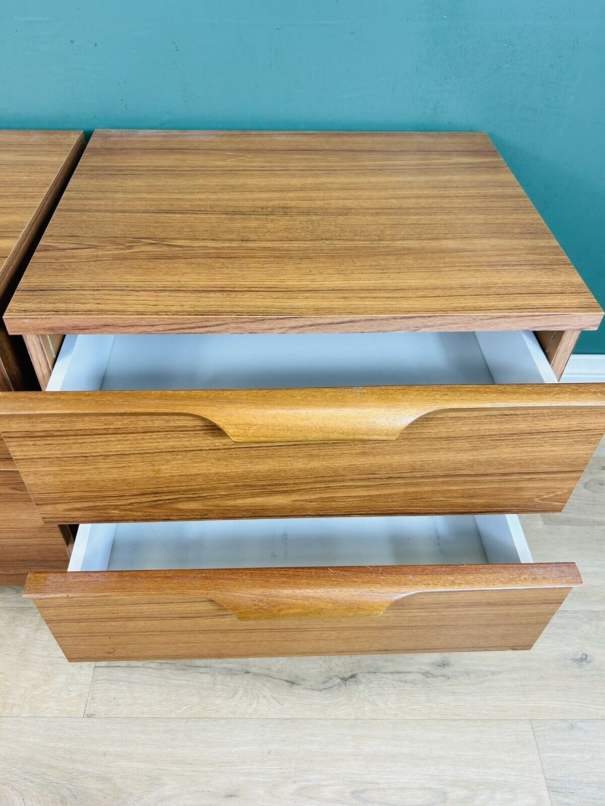 Mid Century Pair Of Two Bedside Cabinets By Austinsuite