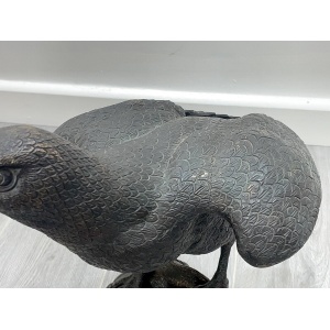 Bronze Falcon, Perched Upon a Falconers Glove - In The Manner of Gallo