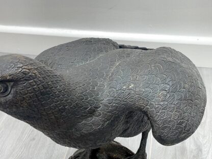 Bronze Falcon, Perched Upon a Falconers Glove - In The Manner of Gallo - Image 12