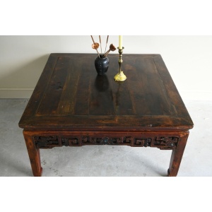 Chinese Large Square Coffee Table