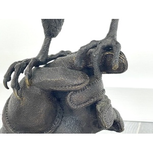 Bronze Falcon, Perched Upon a Falconers Glove - In The Manner of Gallo