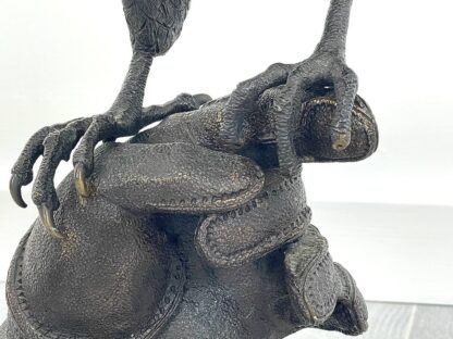 Bronze Falcon, Perched Upon a Falconers Glove - In The Manner of Gallo - Image 7