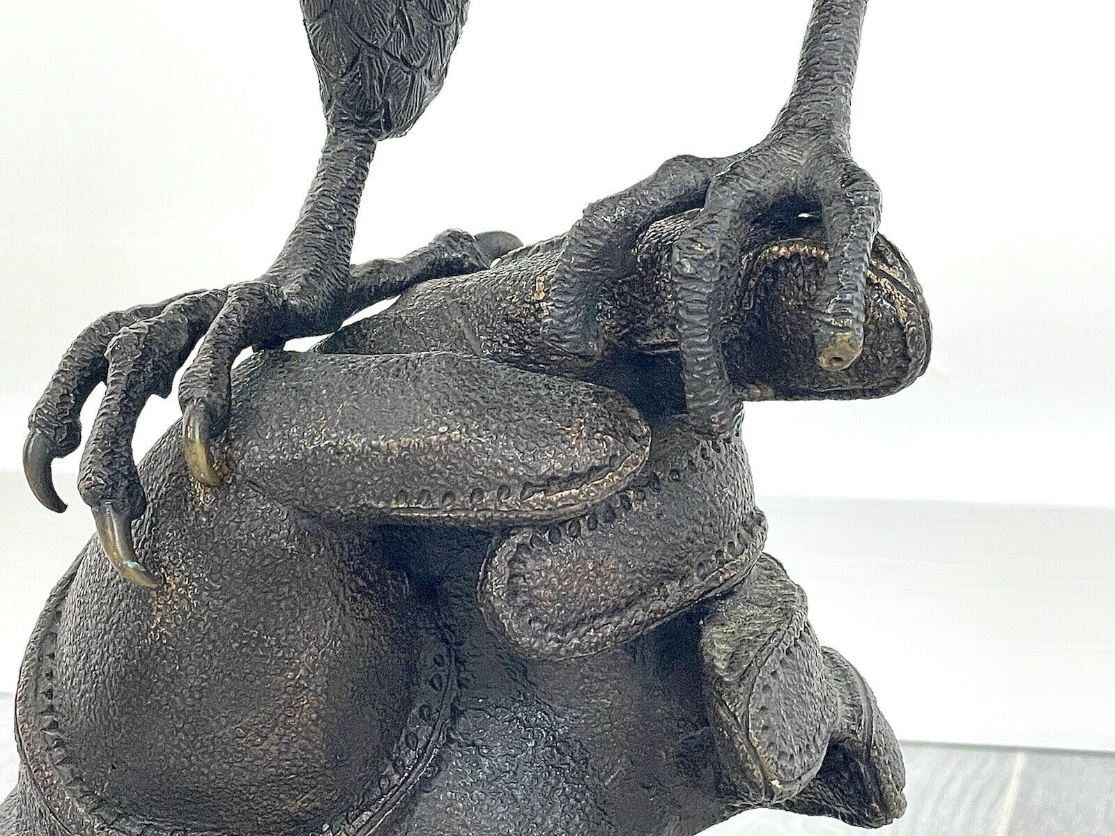 Bronze Falcon, Perched Upon a Falconers Glove - In The Manner of Gallo