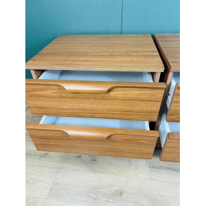 Mid Century Pair Of Two Bedside Cabinets By Austinsuite