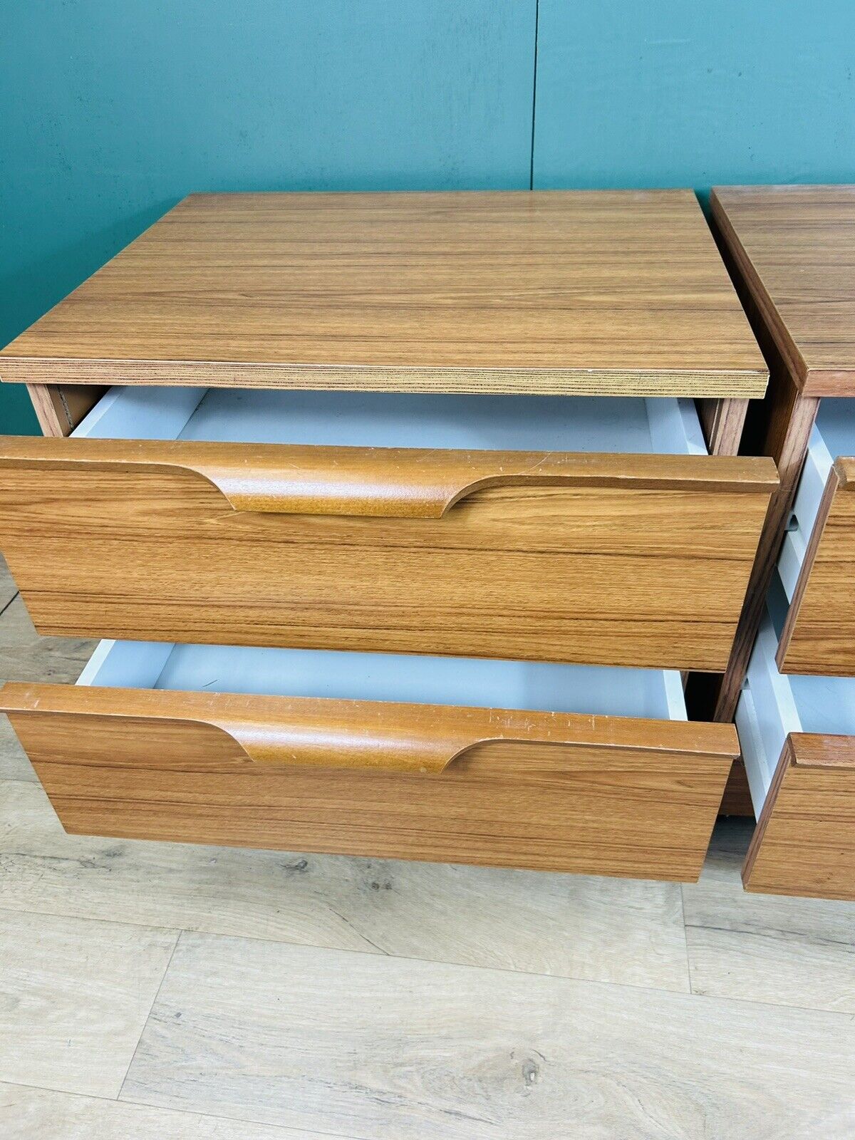 Mid Century Pair Of Two Bedside Cabinets By Austinsuite