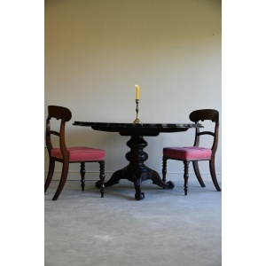 William IV Antique Rosewood Tilt Top Dining Table