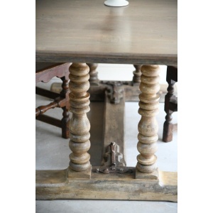 Rustic Oak Rectangular Refectory Dining Table