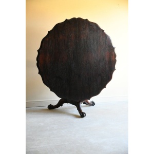 William IV Antique Rosewood Tilt Top Dining Table