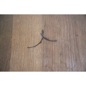 Deco Oak Two Tier Round Centre Occasional Side Table