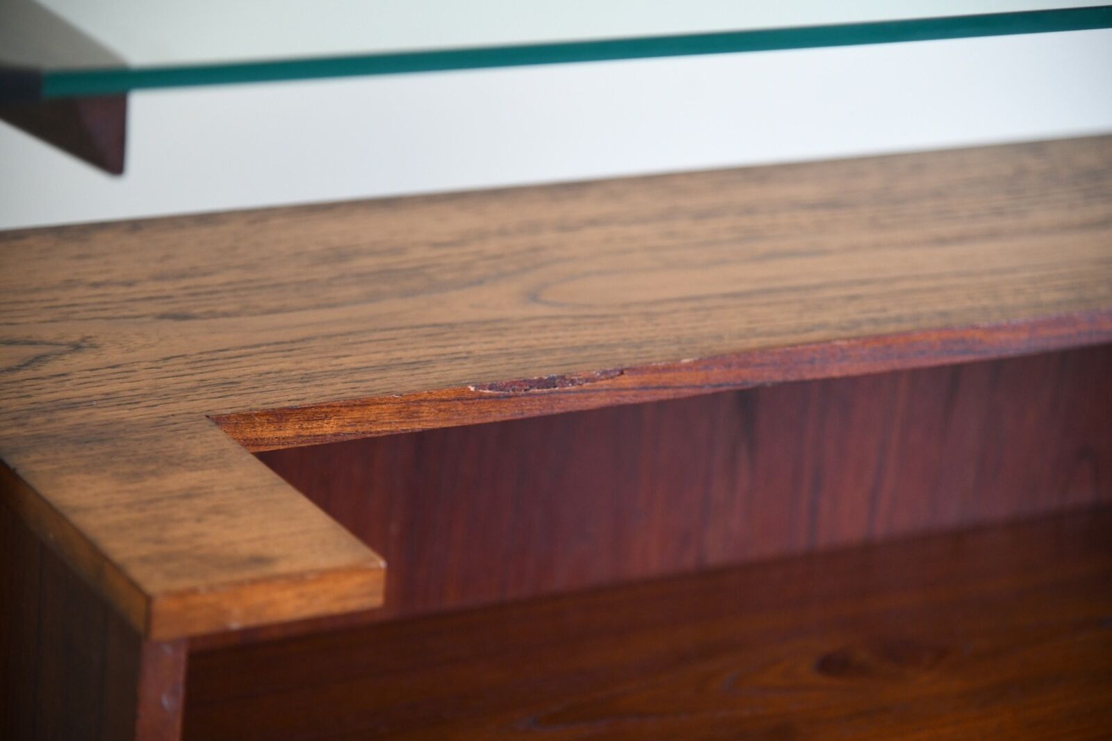 Freestanding Retro Teak Home Cocktail Bar