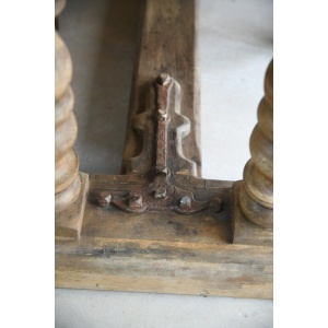 Rustic Oak Rectangular Refectory Dining Table