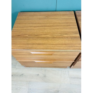 Mid Century Pair Of Two Bedside Cabinets By Austinsuite