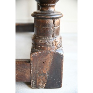 Rustic Antique 18th Century Oak Refectory Dining Table