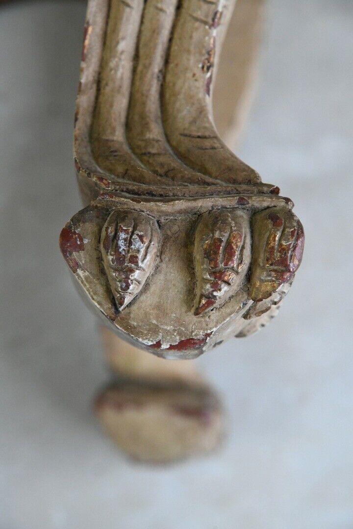 Oriental Jewelled Carved Wooden Coffee Table