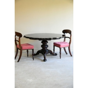 William IV Antique Rosewood Tilt Top Dining Table
