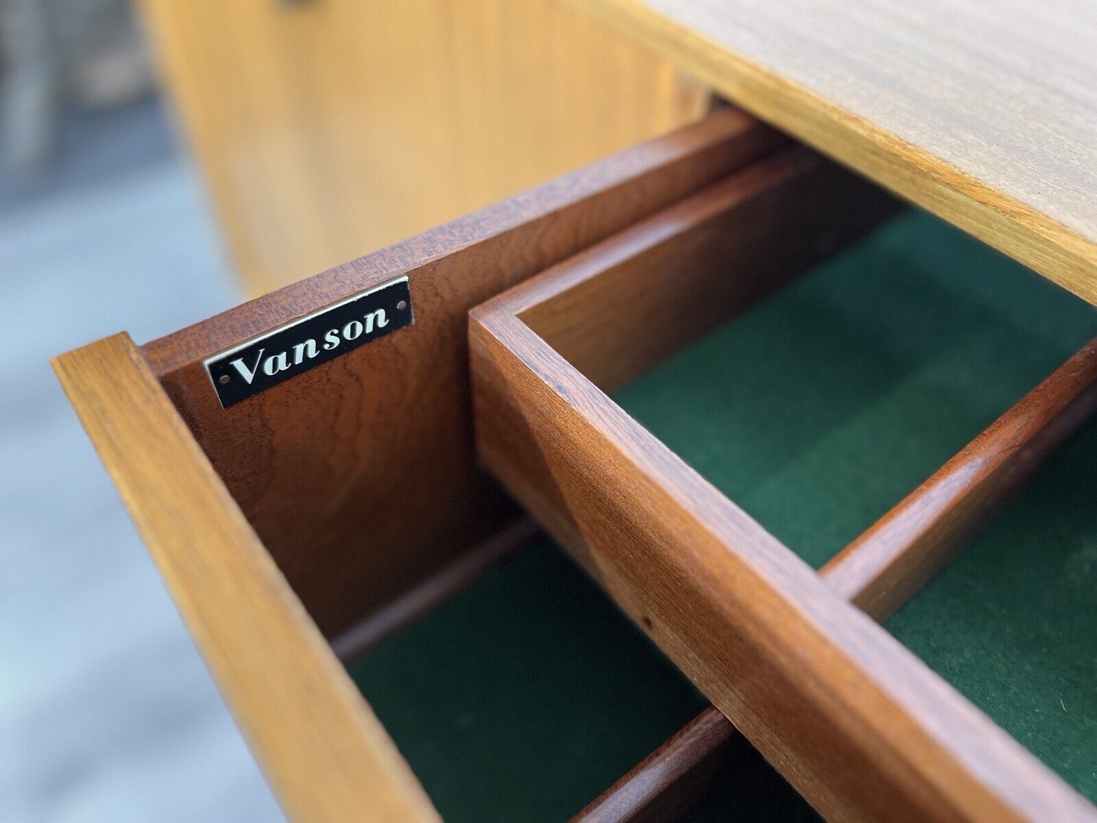 Vanson, Mid Century Walnut Sideboard