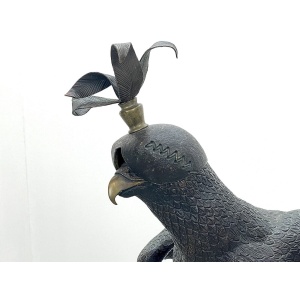 Bronze Falcon, Perched Upon a Falconers Glove - In The Manner of Gallo