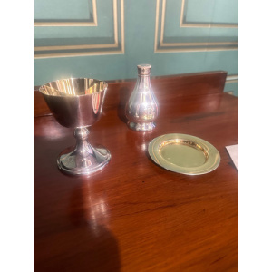 Travelling Plated Holy Communion Set