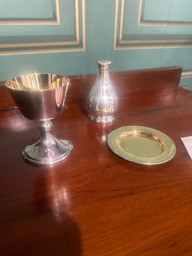 Travelling Plated Holy Communion Set