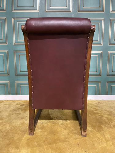 Vintage Medical Examination Armchair With Adjustable Foot Rest