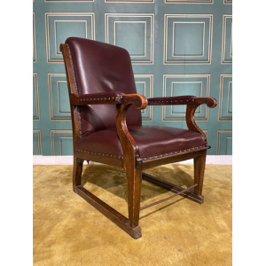 Vintage Medical Examination Armchair With Adjustable Foot Rest