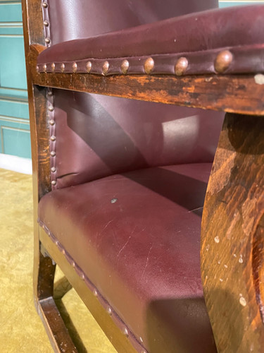 Vintage Medical Examination Armchair With Adjustable Foot Rest